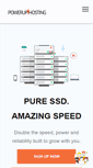 Mobile Screenshot of poweruphosting.com